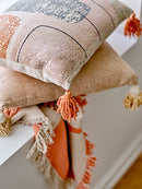 Bloomingville - Lanzo Pude, Multifarvet, Bomuld - L50 × H35 cm