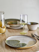 Bloomingville - Jules Bordservice Sæt, Grøn, Stentøj - P:Ø22 × H2/P:Ø28,5 × H2/DP:Ø22 × H5, sæt med 12