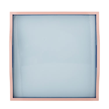 Bloomingville - Tamsi Serveringsbakke, Multifarvet, FSC® 100%, MDF - L40 × H7,5 × B40 cm