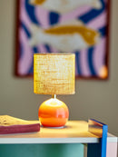 Bloomingville - Valdis Bordlampe, Rosa, Stentøj - Ø13 × H24 cm