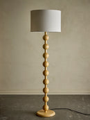 Bloomingville - Giacoma Gulvlampe, Natur, Gummitræ - Ø44 × H155 cm