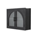 Bloomingville - Lario Skab, Sort, Fyr - L62 × H49 × B23 cm