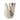 Bloomingville - Trudy Vase, Hvid, Stentøj - L19 × H19 × B7,5 cm