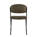 Bloomingville - Marlo Spisebordsstol, Grøn, Genanvendt polyester - L49 × H79 × B54 cm