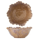 Bloomingville - Nash Skål, Brun, Stentøj - Ø24,5 × H10 cm