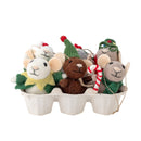 Bloomingville - Peo Ornament, Grøn, Uld - L16 × H13 × B12 cm, sæt med 6