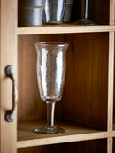 Bloomingville - Asha Vinglas, Klar, Genanvendt Glas - Ø7,5 × H20 cm, sæt med 4