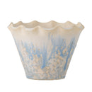 Bloomingville - Bertha Urtepotteskjuler, Blå, Stentøj - Ø14 × H10,5 cm
