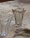 Nordal - KOMNIO vase – klar – Ø22 × H27 cm