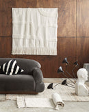 Nordal - ITRI vægtæppe - off white, 136x136cm