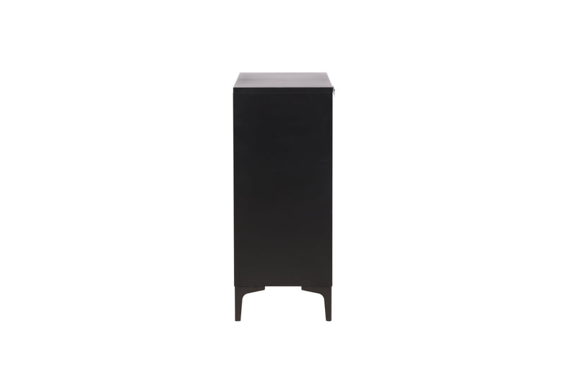 Venture Home - Piring – opbevaringsskab 110×42×100 cm – sort