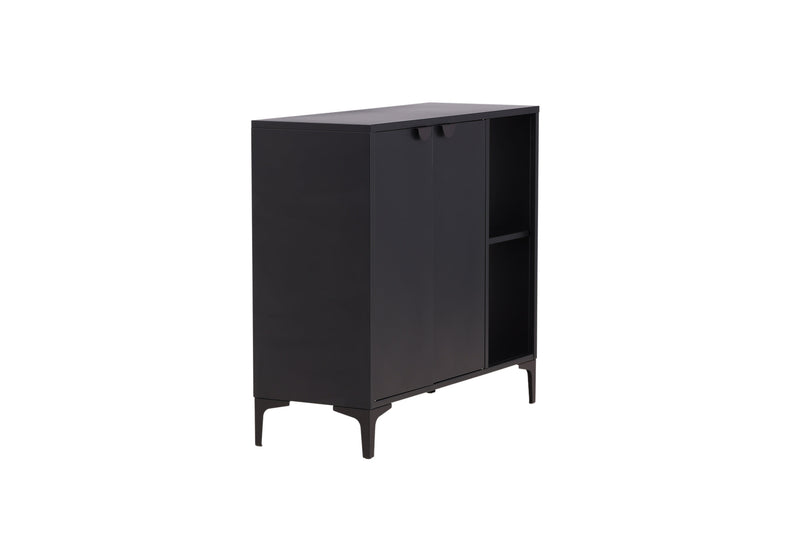 Venture Home - Piring – opbevaringsskab 110×42×100 cm – sort