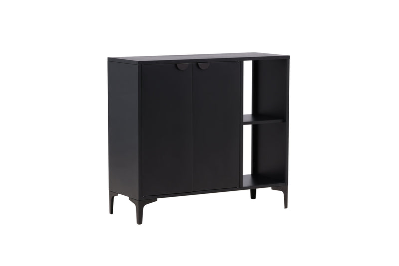 Venture Home - Piring – opbevaringsskab 110×42×100 cm – sort