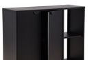 Venture Home - Piring – opbevaringsskab 110×42×100 cm – sort