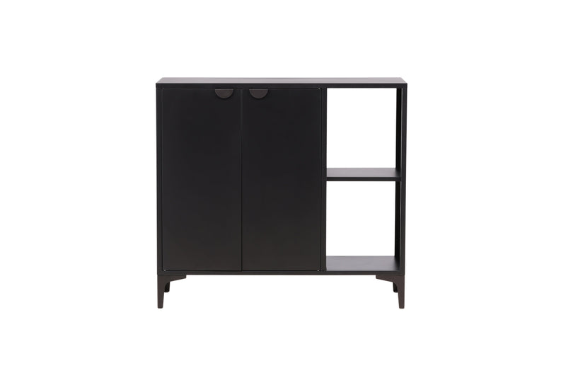 Venture Home - Piring – opbevaringsskab 110×42×100 cm – sort