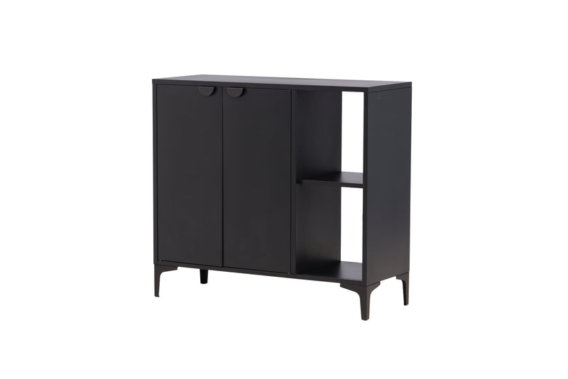 Venture Home - Piring – opbevaringsskab 110×42×100 cm – sort