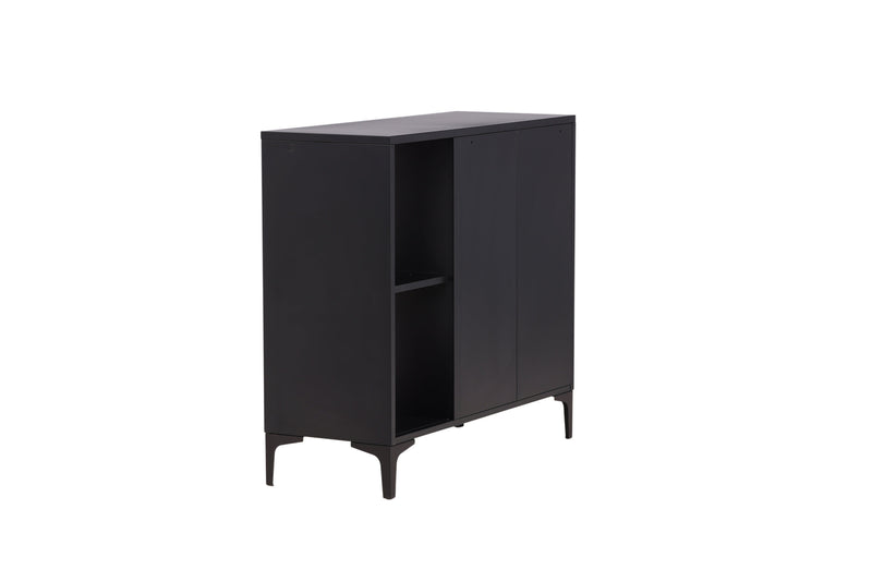Venture Home - Piring – opbevaringsskab 110×42×100 cm – sort