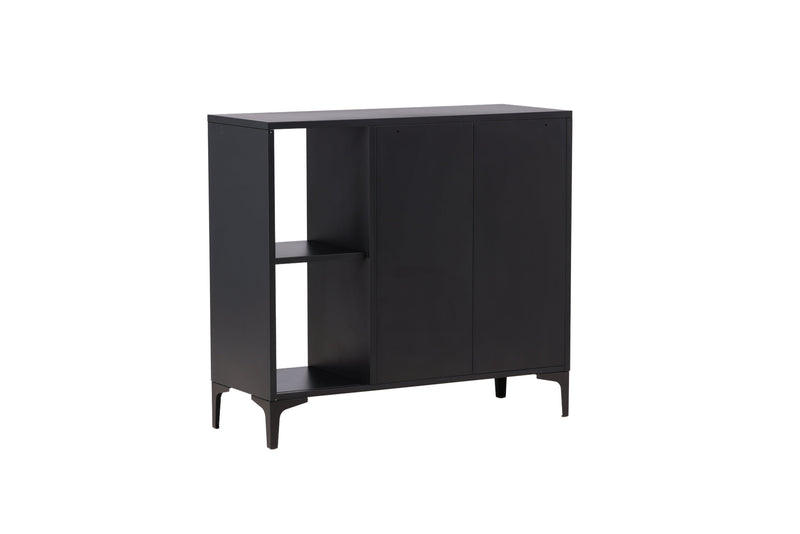 Venture Home - Piring – opbevaringsskab 110×42×100 cm – sort
