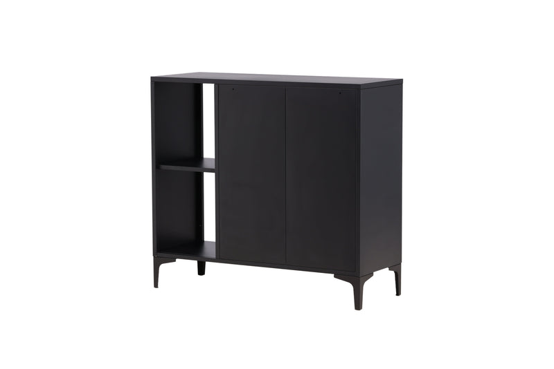 Venture Home - Piring – opbevaringsskab 110×42×100 cm – sort