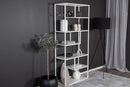 Venture Home - Staal bogreol, hvid 190 cm