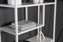 Venture Home - Staal bogreol, hvid 190 cm