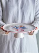 Bloomingville - Dorothy Kagefad, Multifarvet, Stentøj - Ø28 × H9 cm