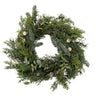 Bloomingville - Pine krans, Grøn, Kunstige Blomster - Ø65 × H14 cm