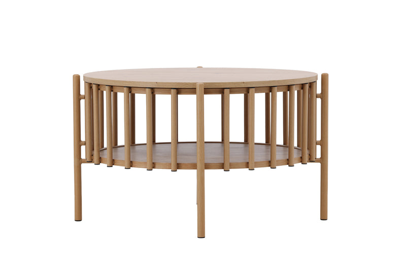 Venture Home - Rubbo Sofabord, Ø80x50 cm - mdf,natur