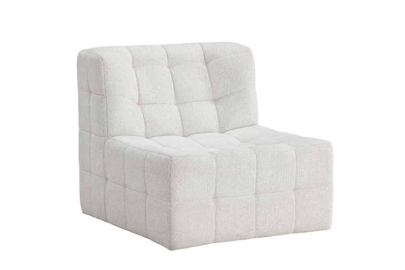 Venture Home Malou – loungestol uden armlæn – beige – 80×87×73 cm