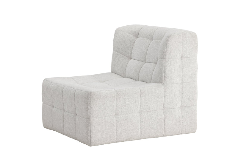 Venture Home Malou – loungestol uden armlæn – beige – 80×87×73 cm