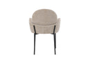 Venture Home Blom Dining Chair 2-Pack - Black Steel / Beige Fabric - Bolig og Haven