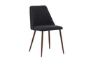 Venture Home Night Dining Chair 2-pack - Steel with Mocca 3D Paper / Black Linen - Bolig og Haven