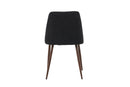 Venture Home Night Dining Chair 2-pack - Steel with Mocca 3D Paper / Black Linen - Bolig og Haven