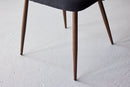 Venture Home Night Dining Chair 2-pack - Steel with Mocca 3D Paper / Black Linen - Bolig og Haven