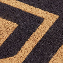 House Doctor - Dørmåtte, Indi, Natur/Sort 90x60 cm