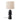 Bloomingville - Lio Bordlampe, Sort, Stentøj - Ø25 × H53 cm