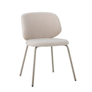Bloomingville - Ponte Spisebordsstol, Grå, polyester - L53 × H77 × B55 cm