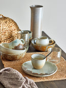 Bloomingville - Paula Morgenmadssæt, Brun, Stentøj - C:Ø9 × H8/B:Ø16 × H6/P:Ø20 × H1,5 cm, sæt med 12