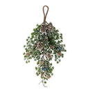 Bloomingville - Cedar Deko, Grøn, Kunstige Blomster - L46 × H8 × B23 cm