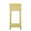Bloomingville - Salino Sidebord, Gul, Fyrretræ - L45 × H70 × B32 cm