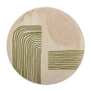 Bloomingville - Amica Serveringsfad, Multifarvet, Stentøj - Ø39 × H2,5 cm
