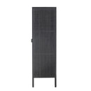 Bloomingville - Marikka Skab, Sort, FSC® 100%, mahognitræ - L85 × H150 × B40 cm