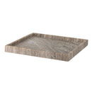 Bloomingville - Majsa Fad, Brun, Marmor - L35 × H3 × B35 cm
