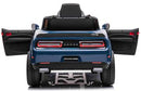 Dodge challenger SRT, blå, m. gummihjul, 2x25W, 10,8V 7,5ah litium