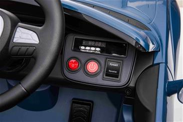 Dodge challenger SRT, blå, m. gummihjul, 2x25W, 10,8V 7,5ah litium