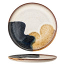 Bloomingville - Jules Tallerken, Blå, Stentøj - Ø28,5 × H2 cm