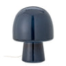 Bloomingville - Paddy Bordlampe, Blå, Glas - Ø20 × H26,5 cm