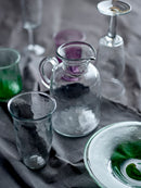 Bloomingville - Sunil Tallerken, Multifarvet, Glas - Ø19,5 × H3 cm, sæt med 2