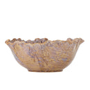 Bloomingville - Nash Skål, Brun, Stentøj - Ø24,5 × H10 cm