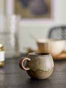 Bloomingville - Paula Kop, Multipak, Brun, Stentøj - Ø9 × H8 cm, sæt med 4